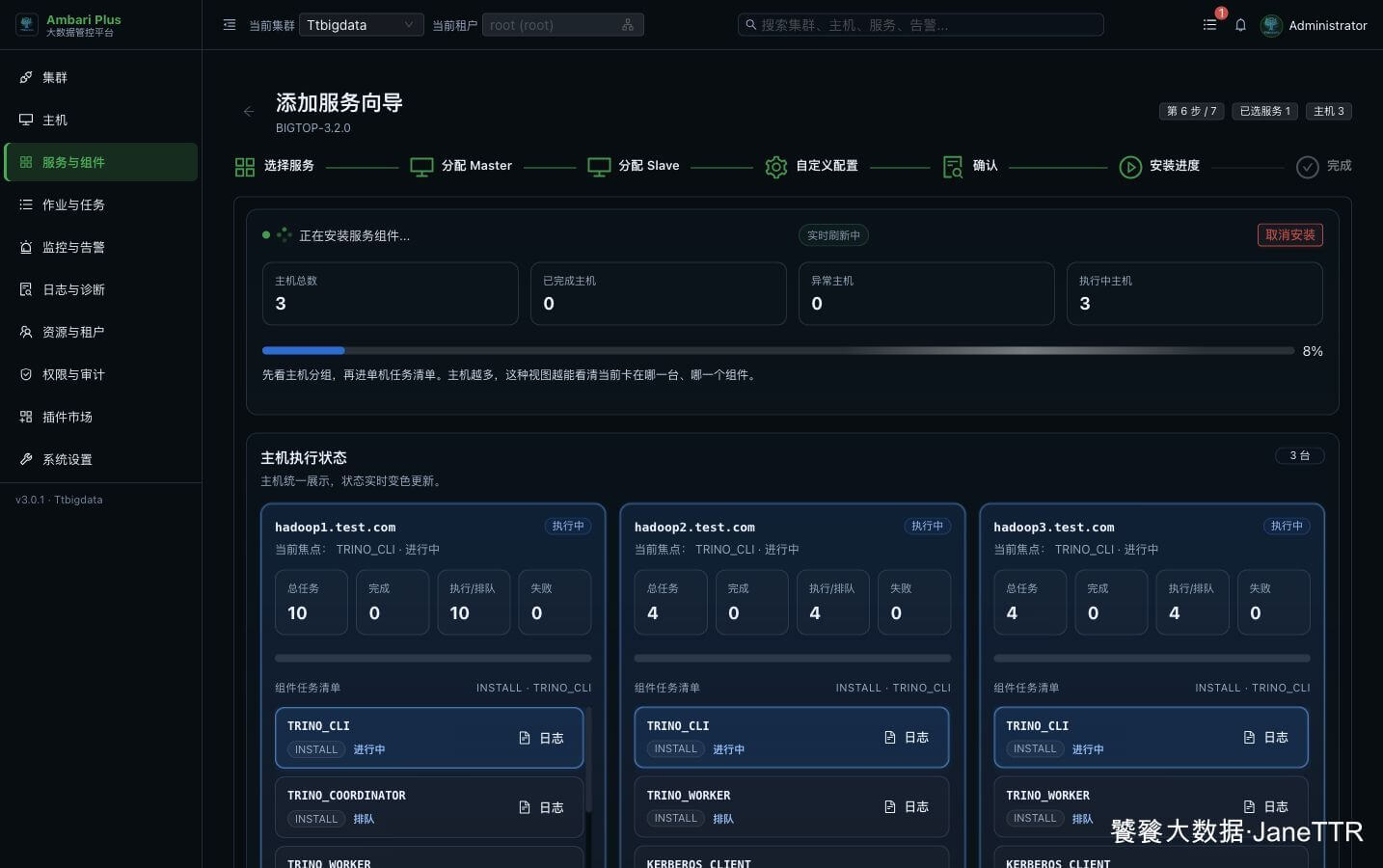 Trino 安装进度