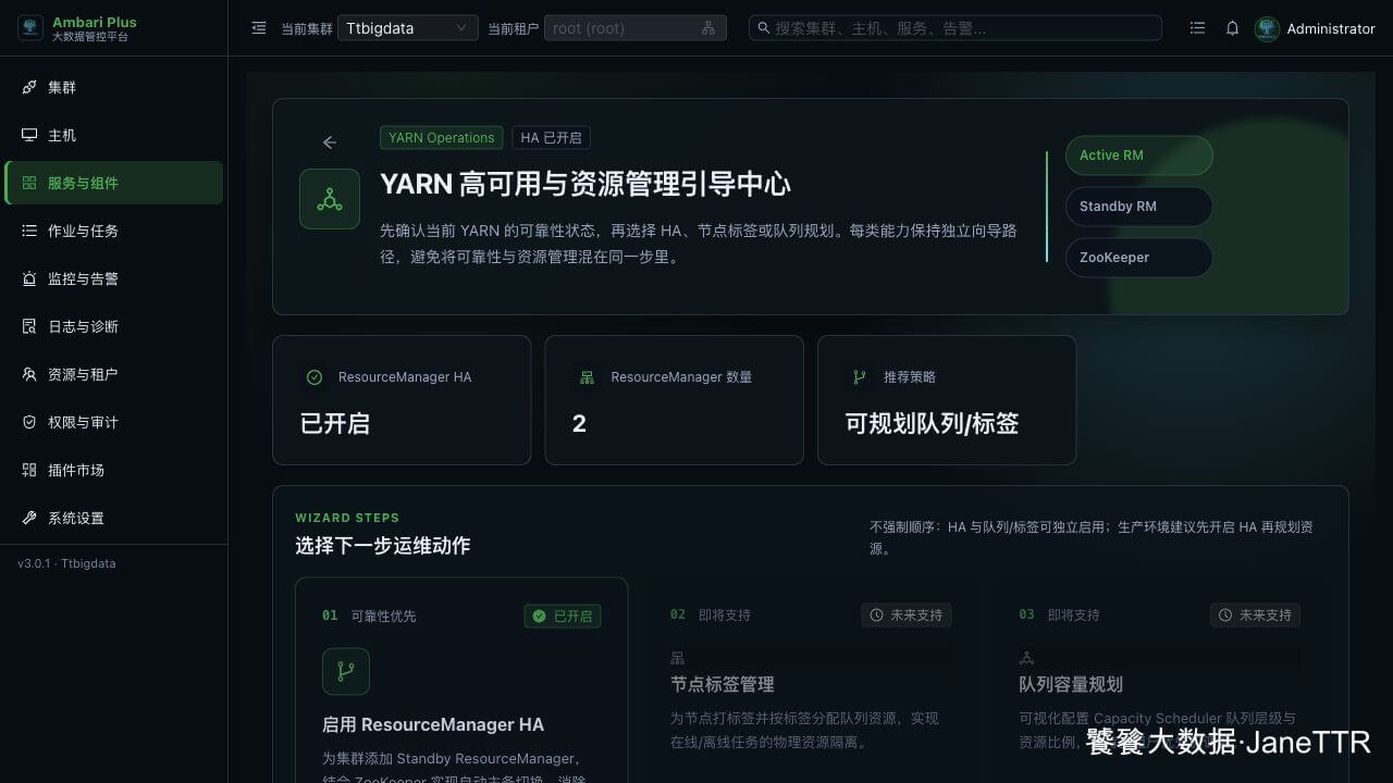 YARN HA 已开启