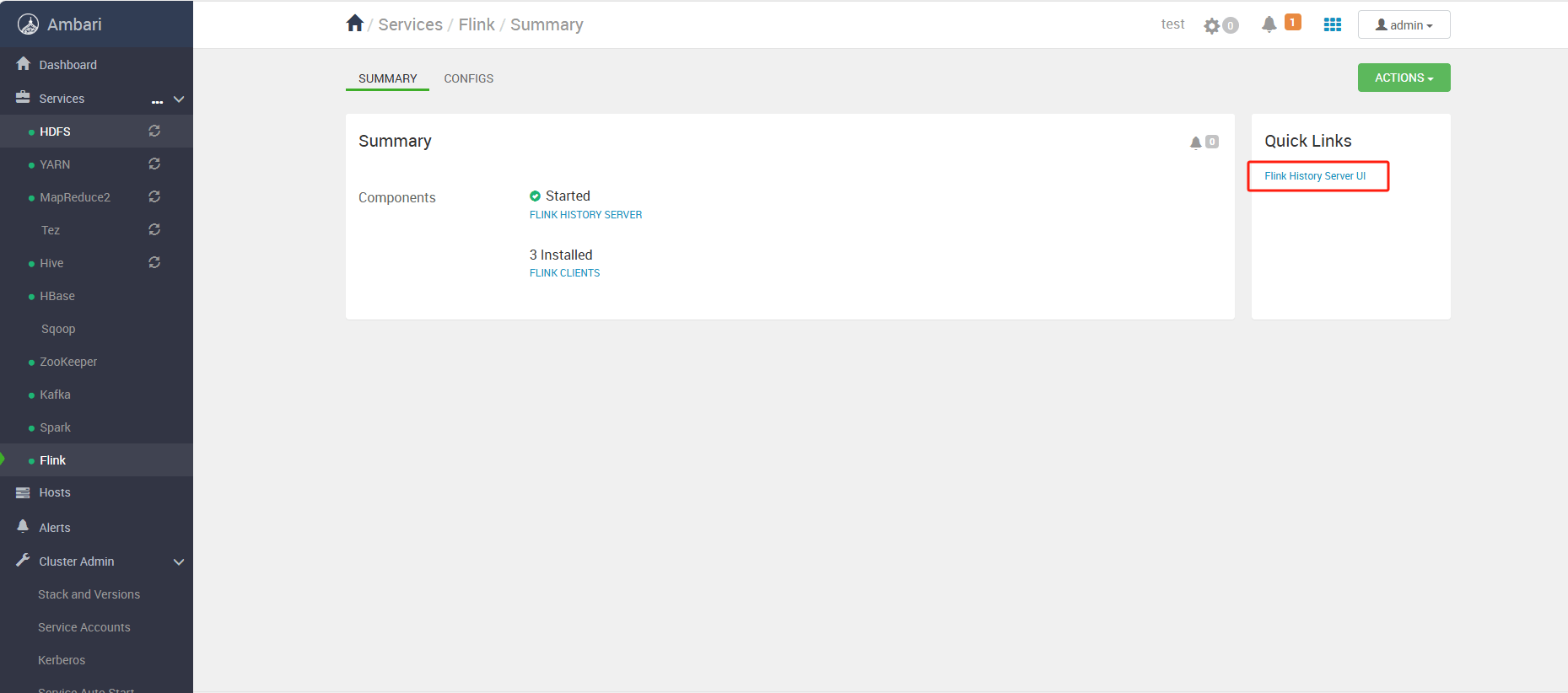 Flink 首页
