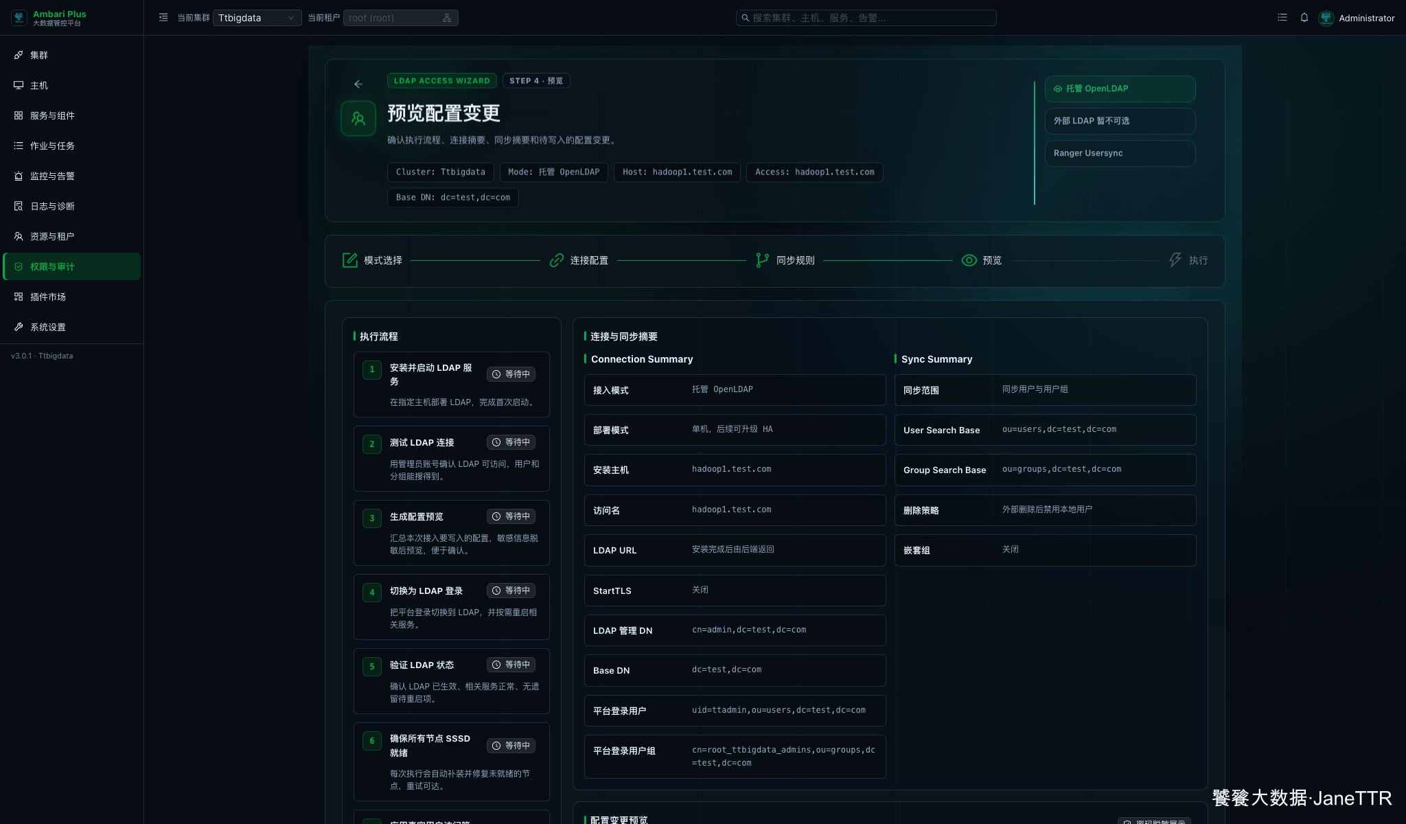 预览 LDAP 接入流程
