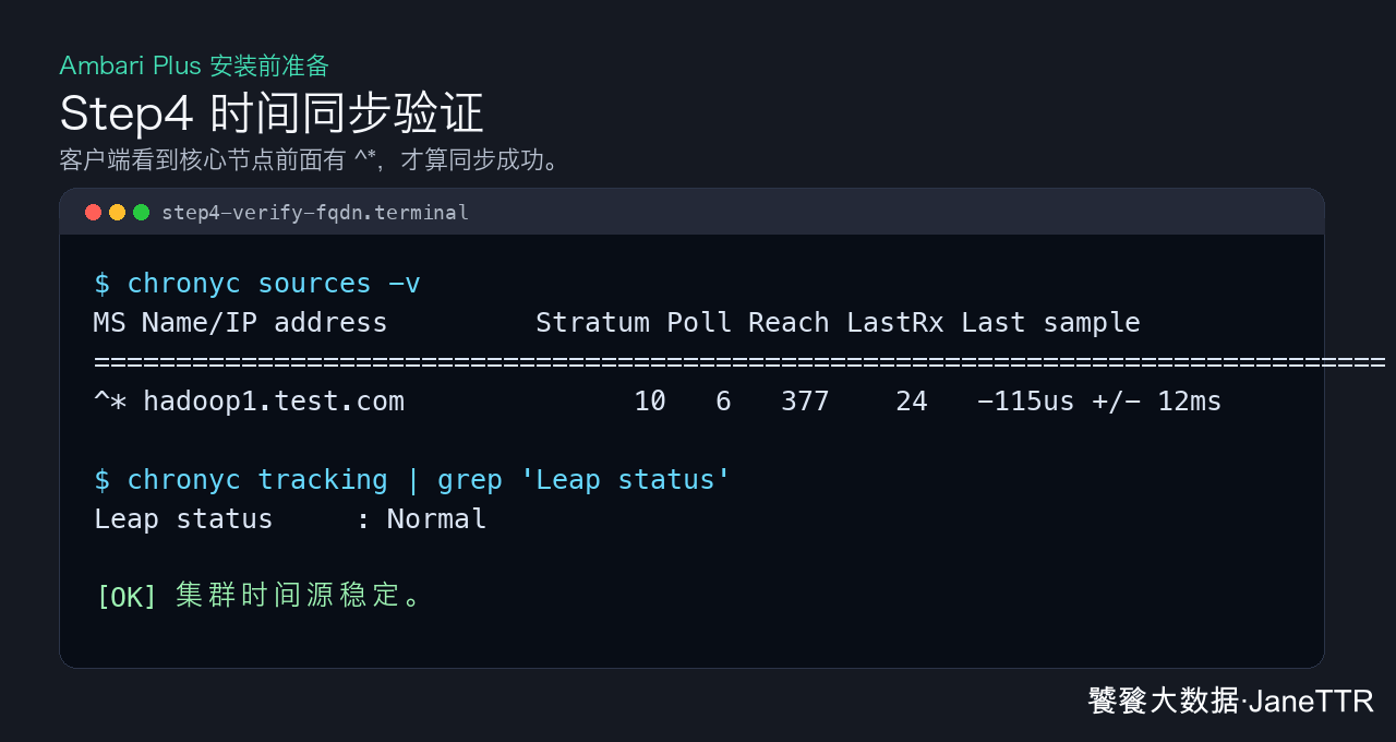 Chrony 时间同步验证