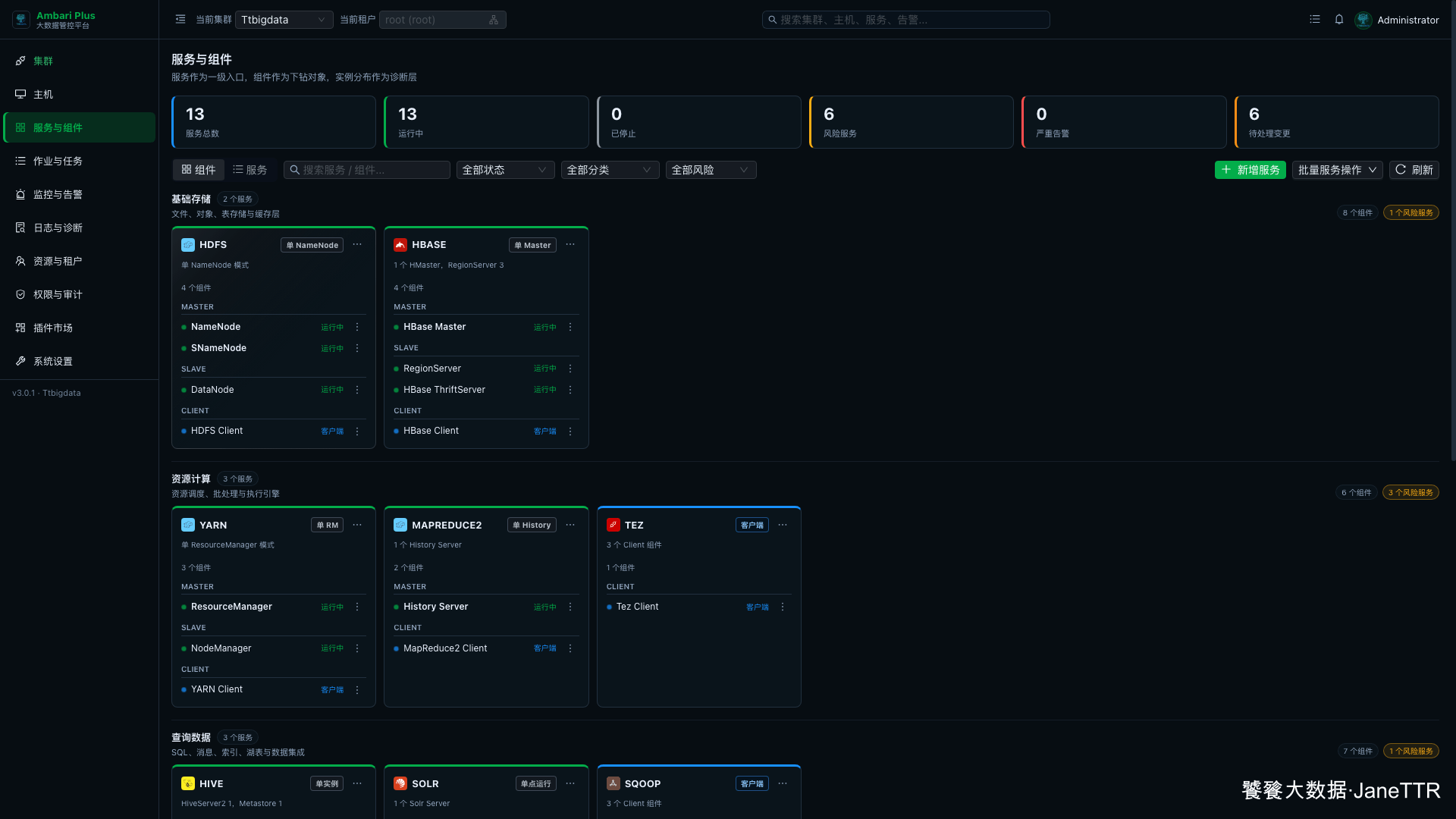 HBase 服务运行中