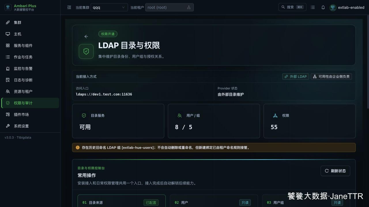 外置 LDAP 接入完成