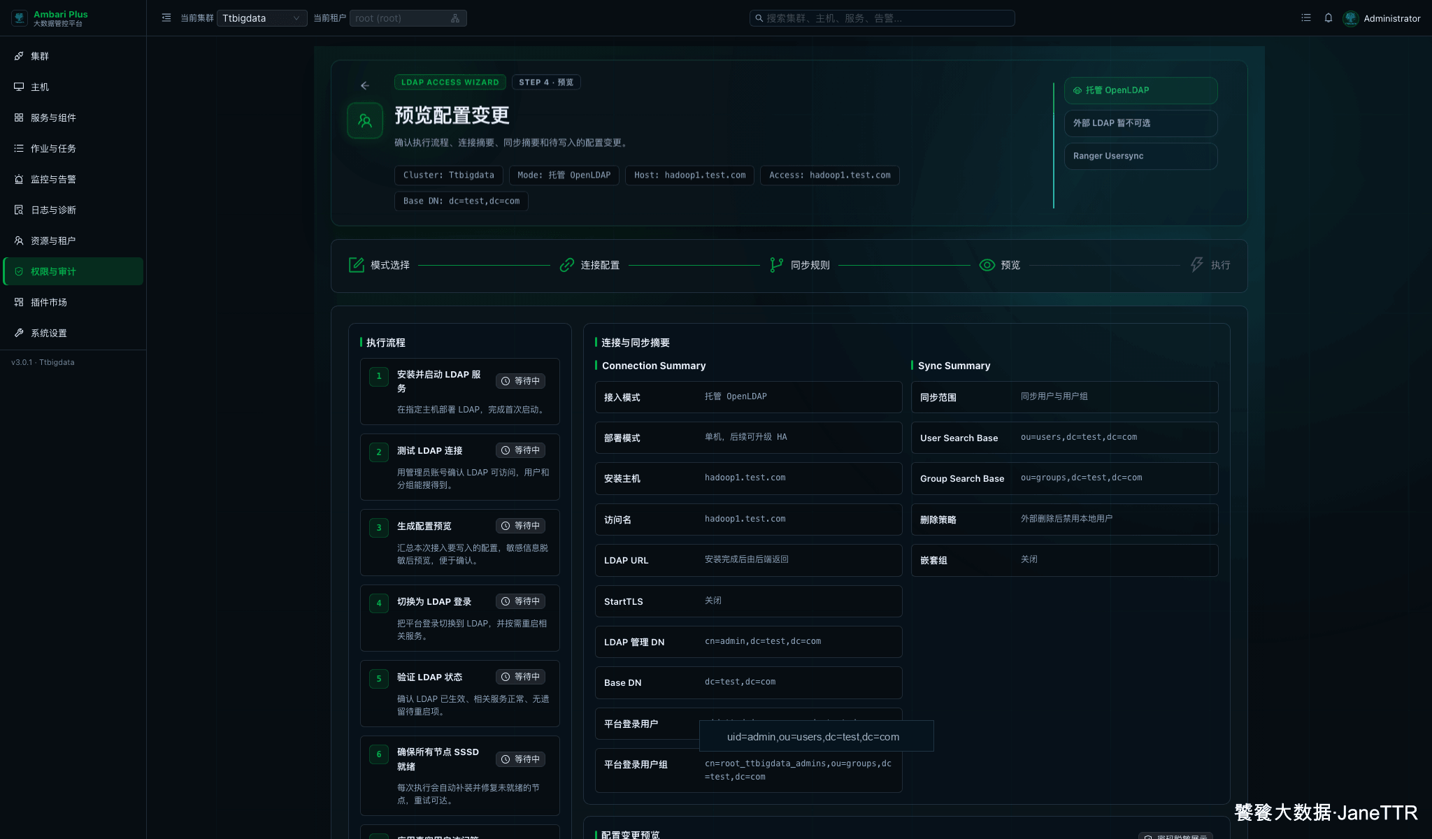 预览 LDAP 接入流程